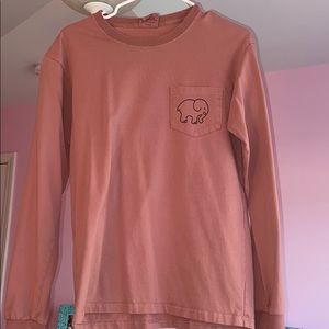 Mauve ivory Ella long sleeve tee